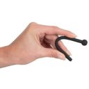 Dilator Piss Play - üreges, szilikon húgycsőtágító dildó (fekete) Segédeszközök