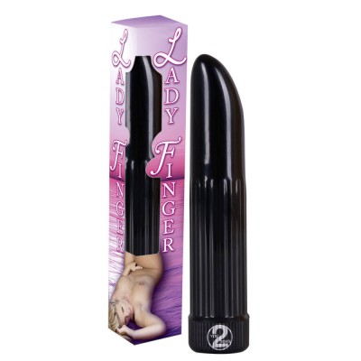 Lady finger vibrátor (fekete) Vibrátorok